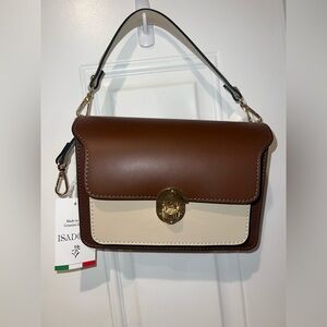 Made in Italy Brown and Cream Bag